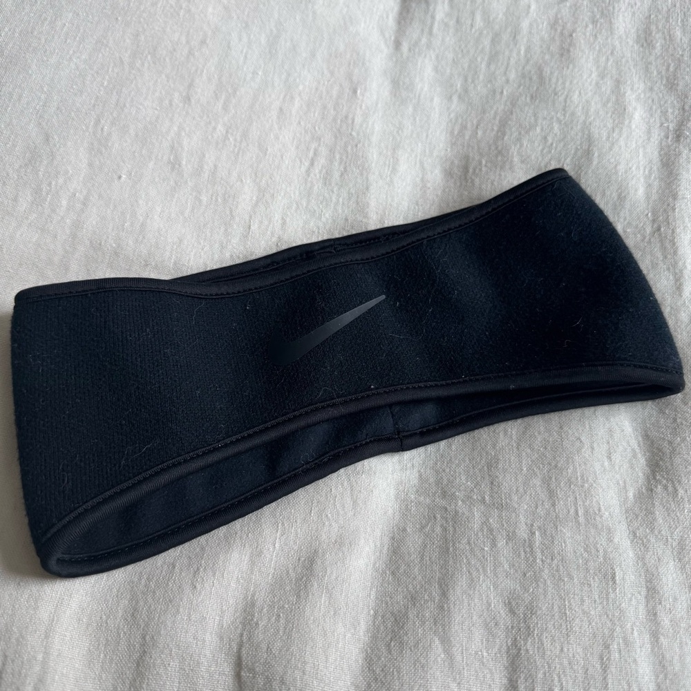 Nike Fleece Black Headband